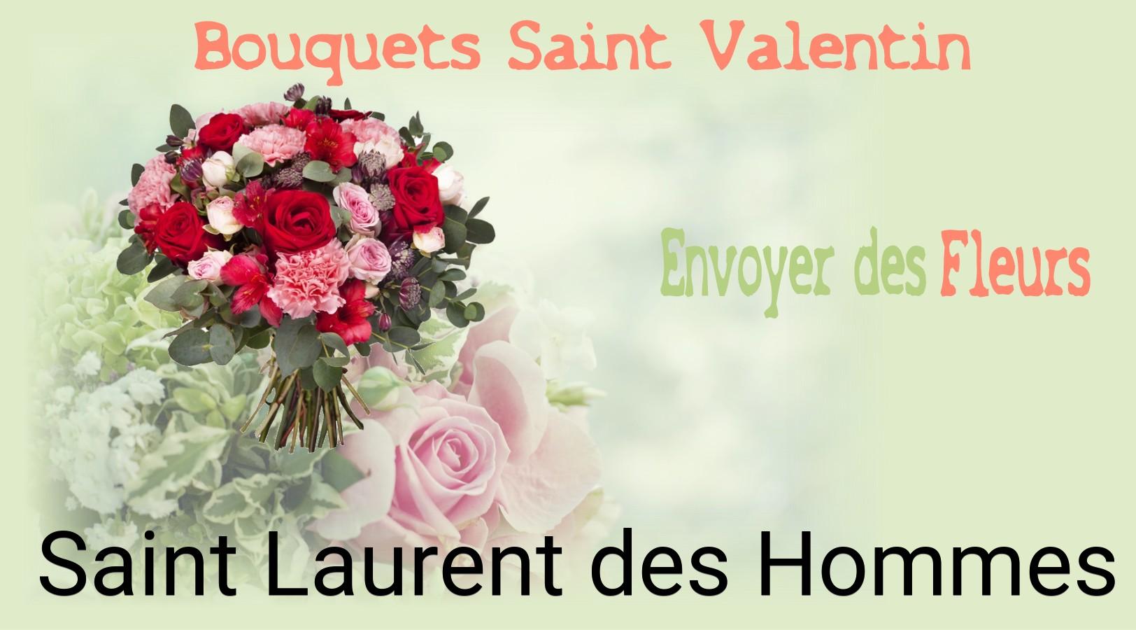 Roses de Saint-Valentin livrées à Saint-Laurent-des-Hommes